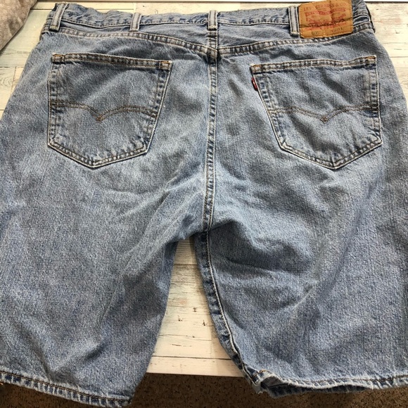 Levi's Men's Blue Jeans Shorts 505 - Picture 2 of 5